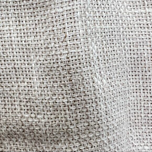 Loft 100% linen beige cream casual A-line skirt size 2 B145 - Picture 2 of 5